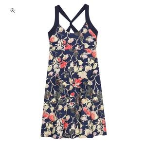 Patagonia Morning Glory Dress Fiery Vines Athletic Athleisure Tank Dress